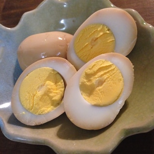 ゆで卵の生姜醤油煮